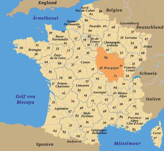 Frankreich, Burgund