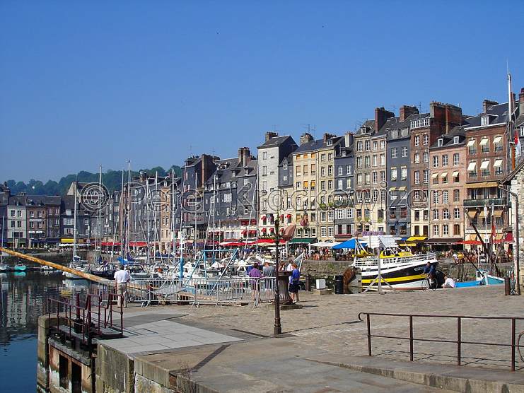 Frankreich, Malerkolonie Honfleur der Hafen