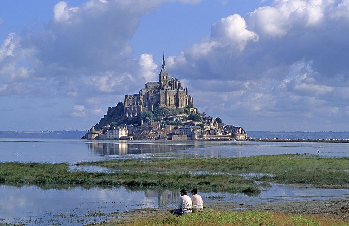 Frankreich, Mont-Saint-Michel 2007, wie eben noch aussieht © Dieter Basse