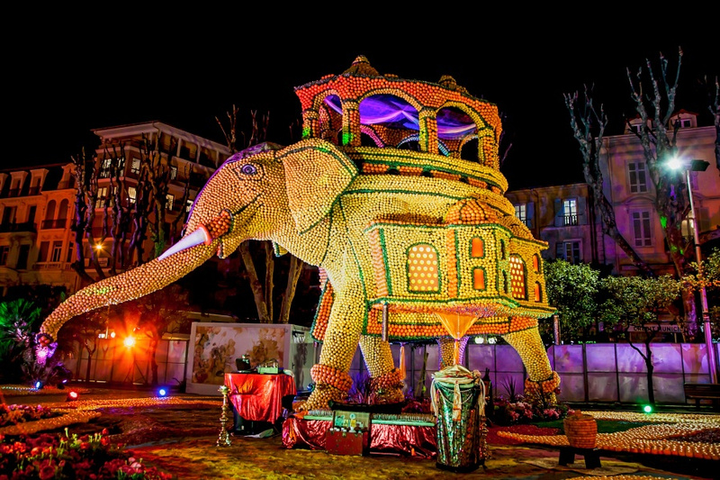 Frankreich, das Zitronenfest von Menton – Bildquelle © Office de tourisme de Menton