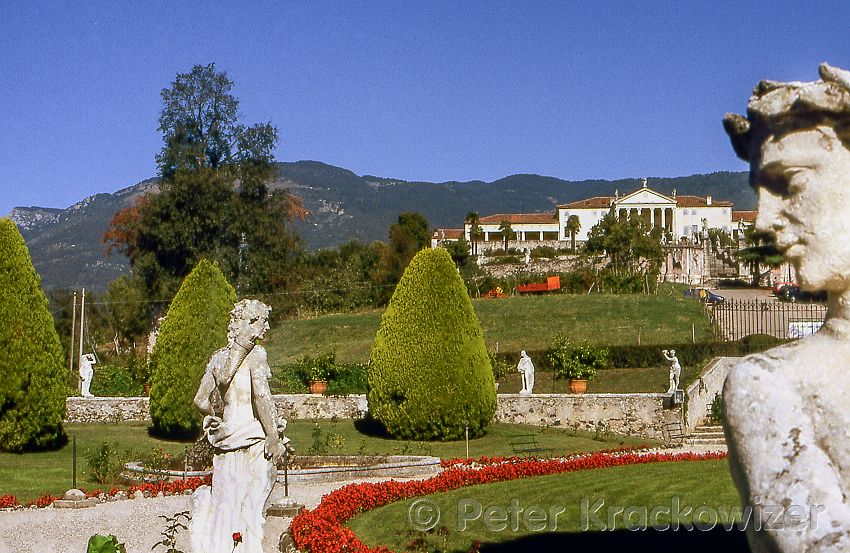 Italien, Veneto, Lonedo, Garten der Villa Godi, Aufnahme 2006