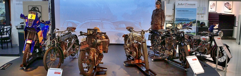 Motorradgeschichte im Ferdinand-Porsche-Erlebnismuseum fahrt(T)raum in Mattsee, Salzburg