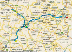 Slowenien – Übersichtskarte